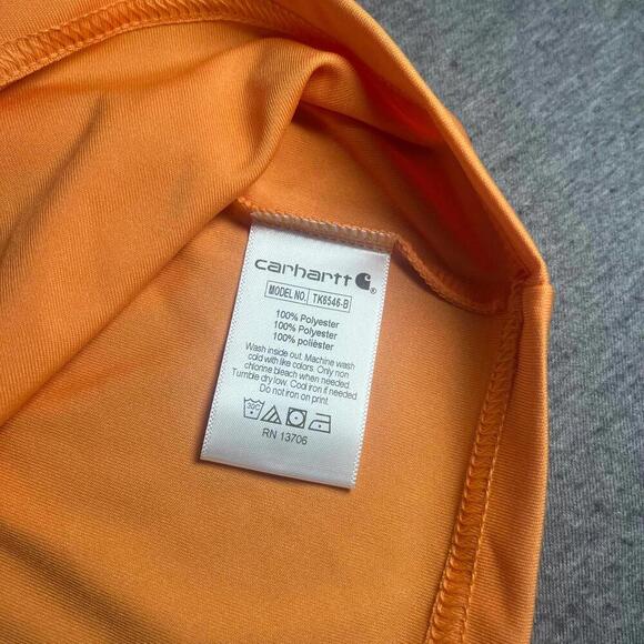 NWT Carhartt Force Sun Defender Youth XL (18-20) Orange T-Shirt Size XL - Picture 7 of 8